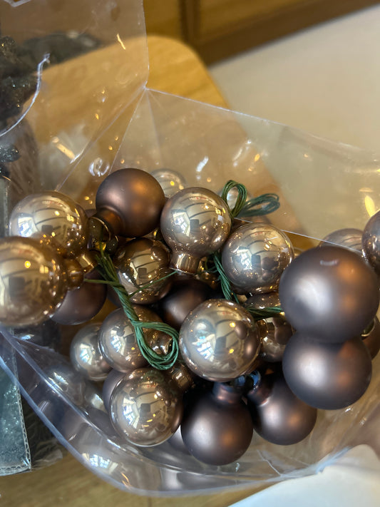 Julekugler Kobber Mat/Blank