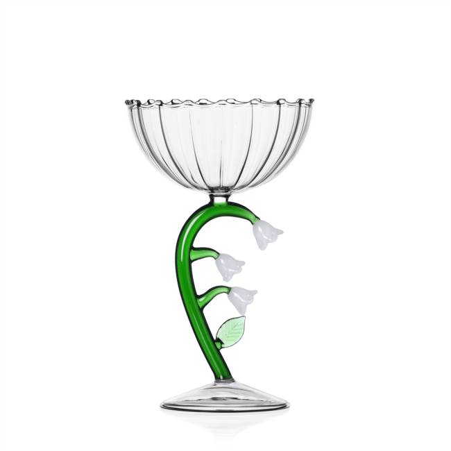 Botanica Champagne Bowl White Flower