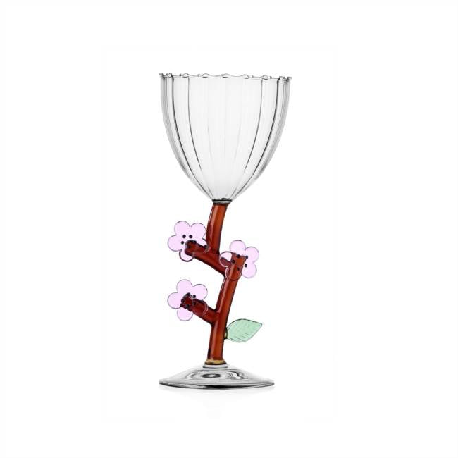 Botanica Stemmed Glass Peach Blossom
