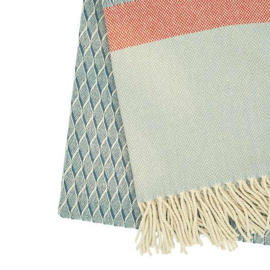 Navi Plaid Blå, Rød, Blå