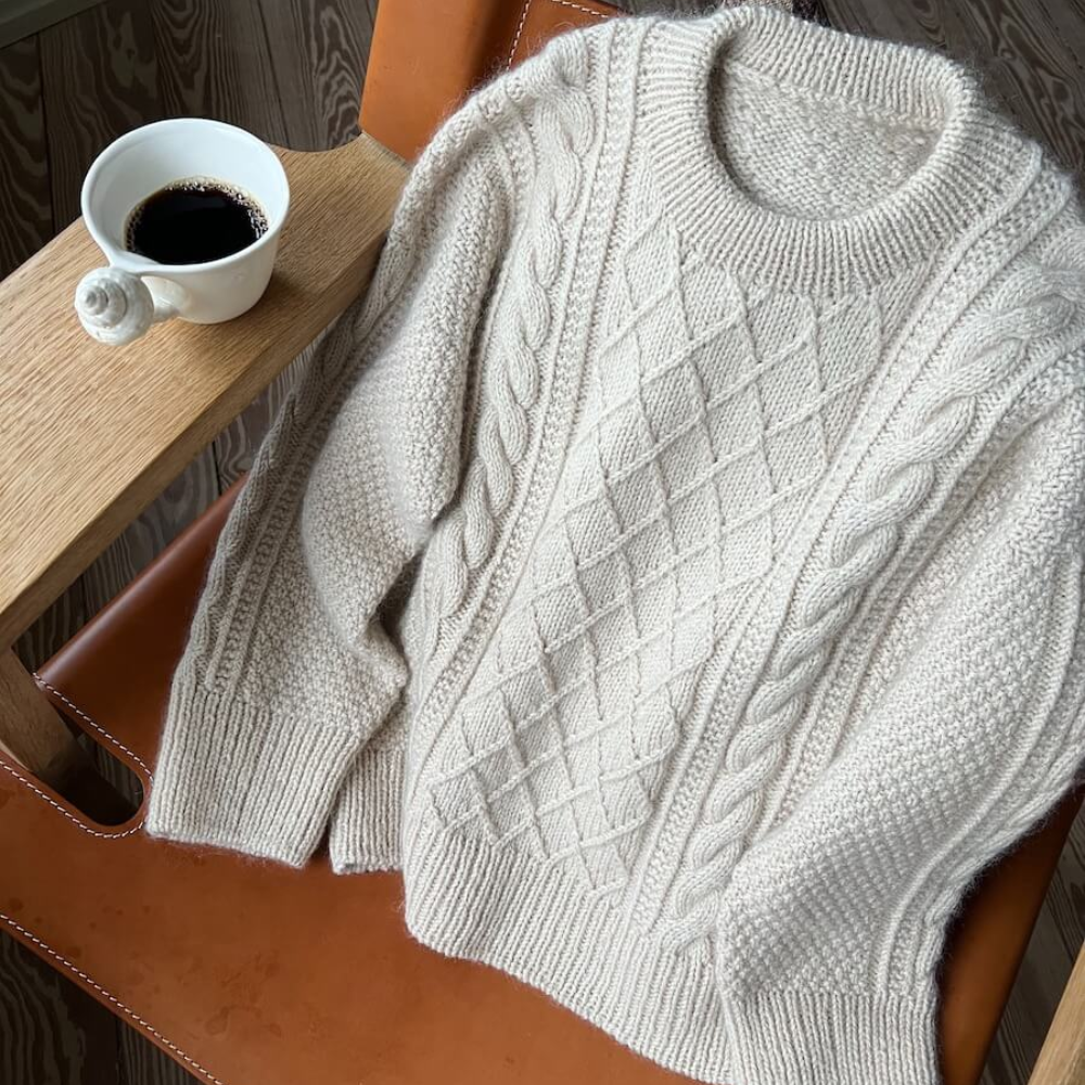 Moby Sweater - Strikkeopskrift