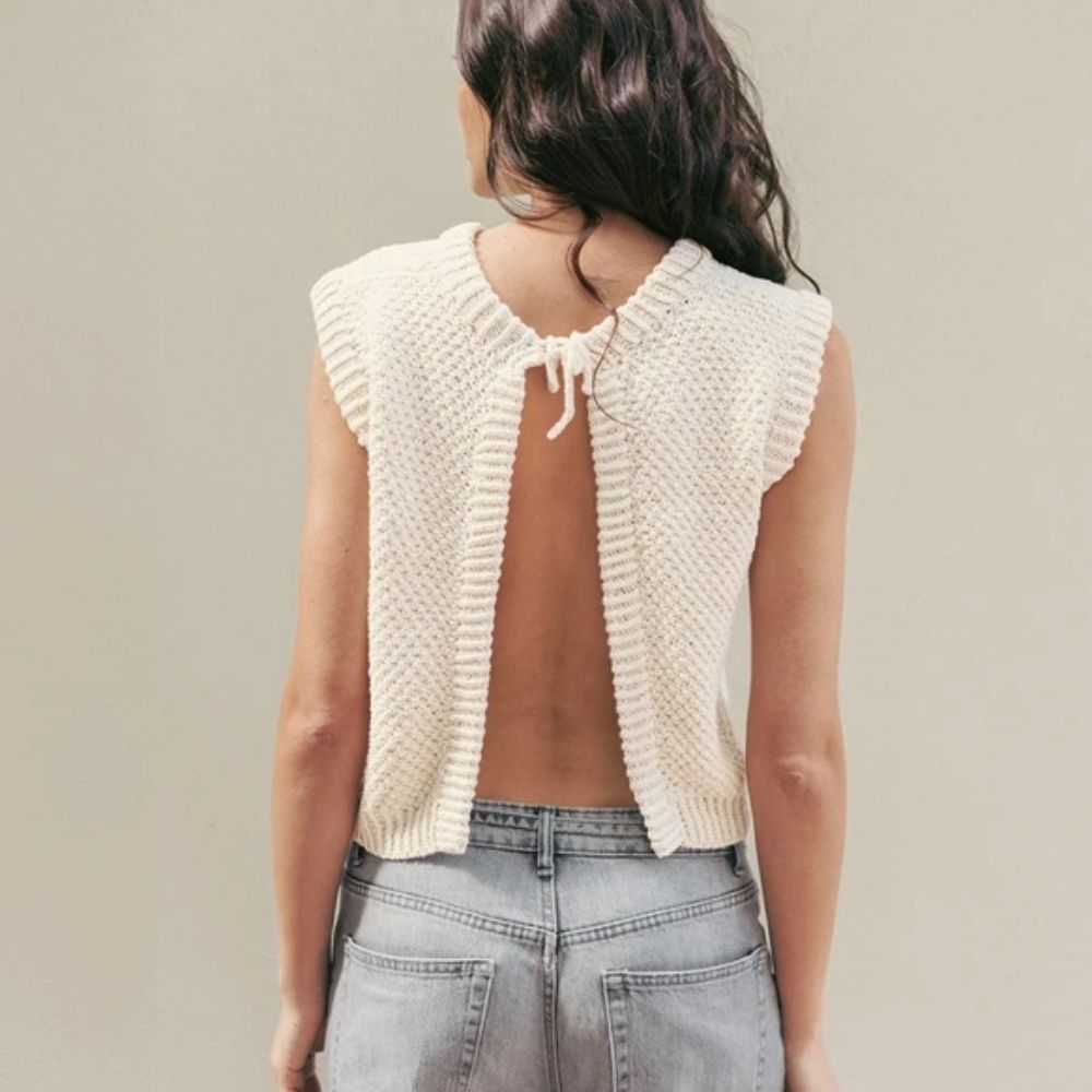 Rose Top (Norsk) - Strikkeopskrift