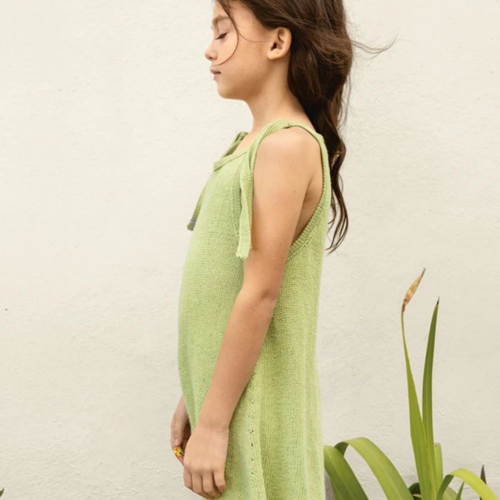 Clementine Dress Junior (2503) (Norsk) - Strikkeopskrift