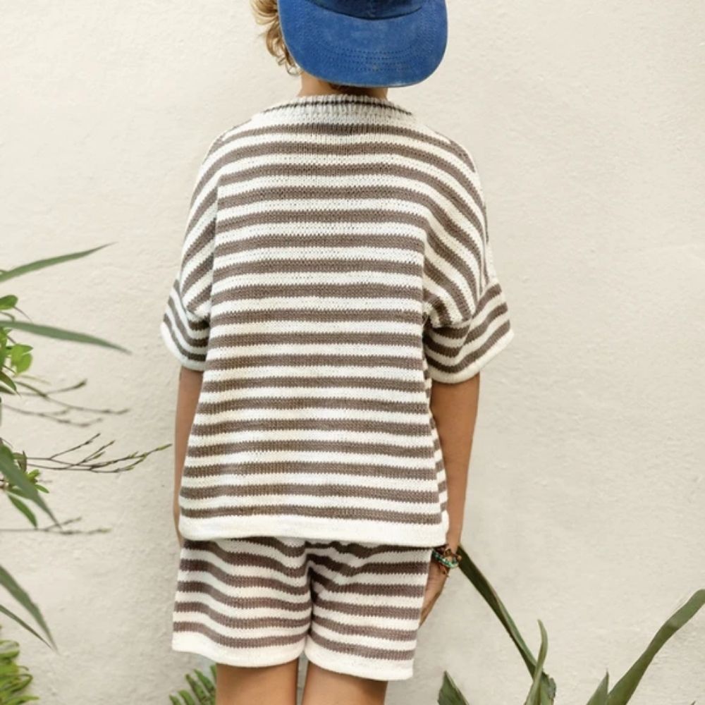 Pascal Tee & Shorts Junior (Norsk) - Strikkeopskrift