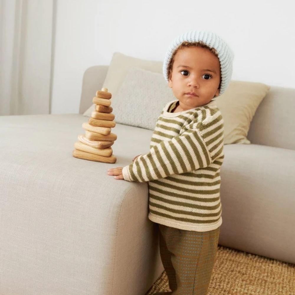 Pascal Sweater Baby (Norsk) - Strikkeopskrift