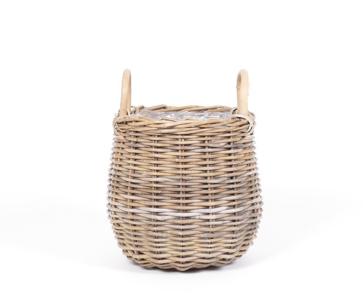 Kurv buttet med træhåndtag