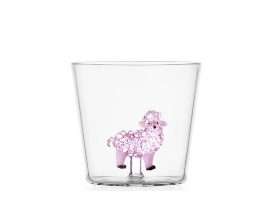 Tumbler Vandglas Pink Får