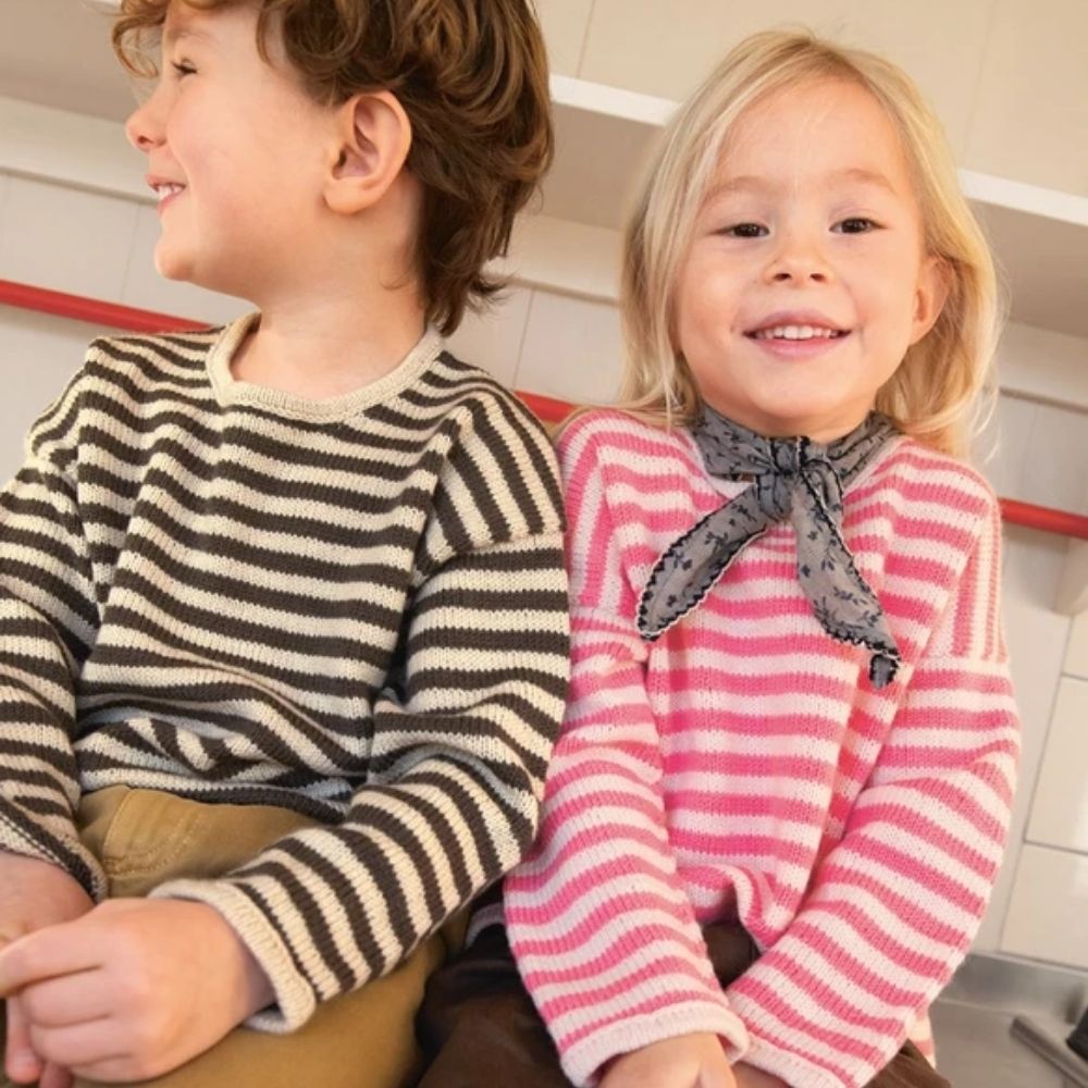 Pascal Sweater Junior (Norsk) - Strikkeopskrift