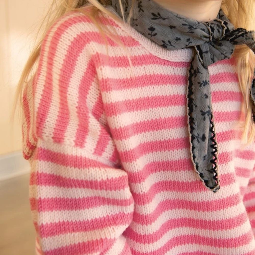 Pascal Sweater Junior (Norsk) - Strikkeopskrift