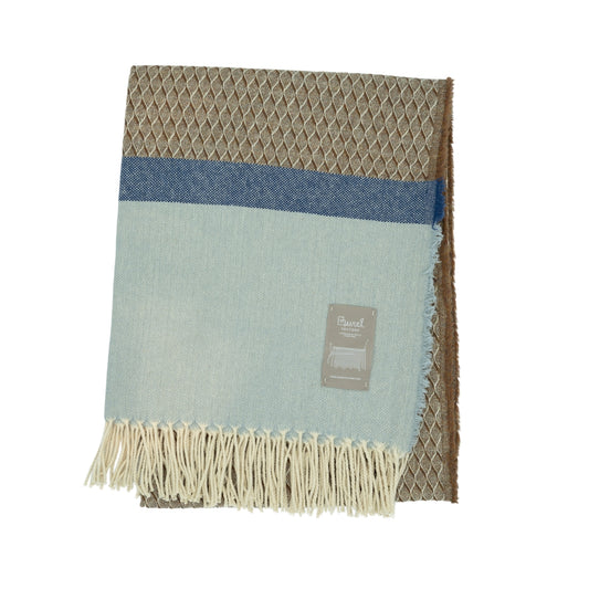 Navi Plaid Grå, Brun, Blå