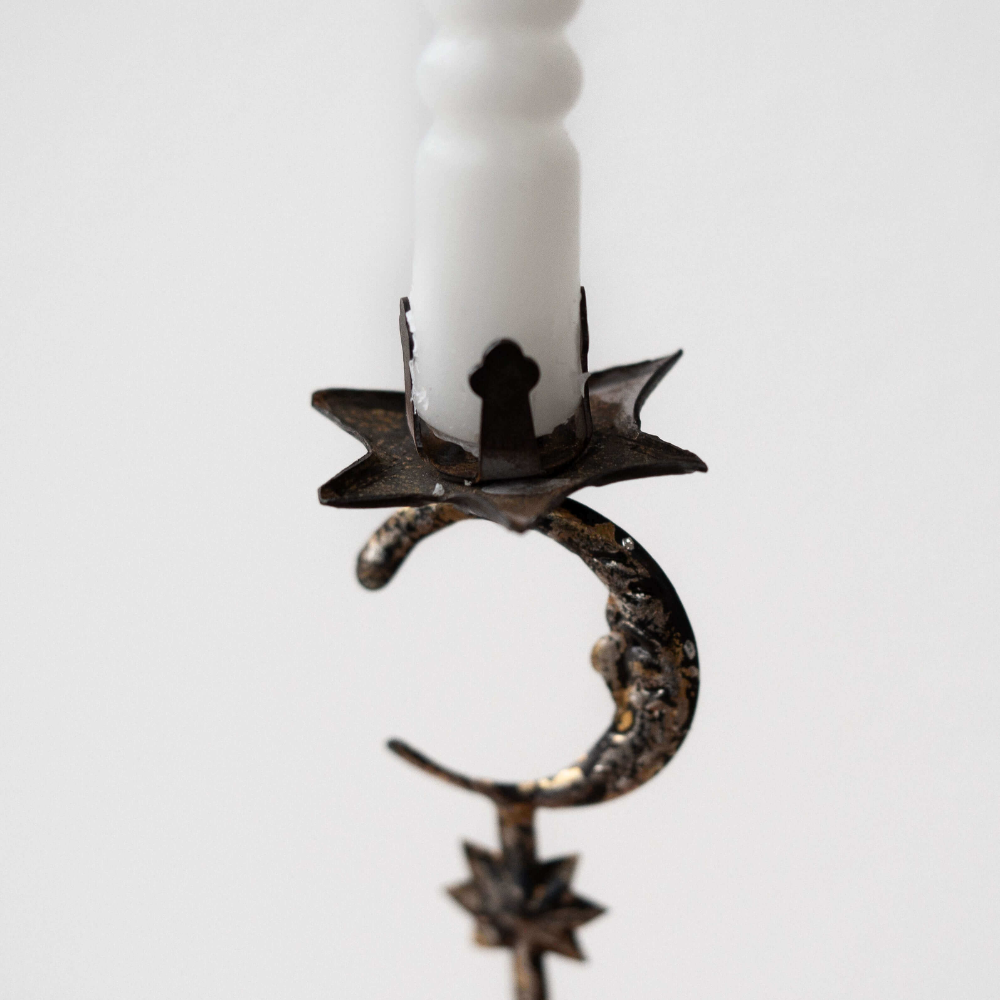 Candleholder Ornament of Moon and Stars