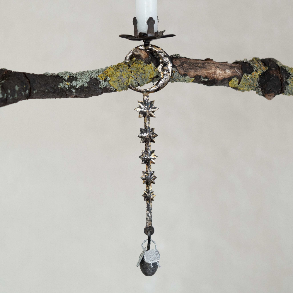 Candleholder Ornament of Moon and Stars
