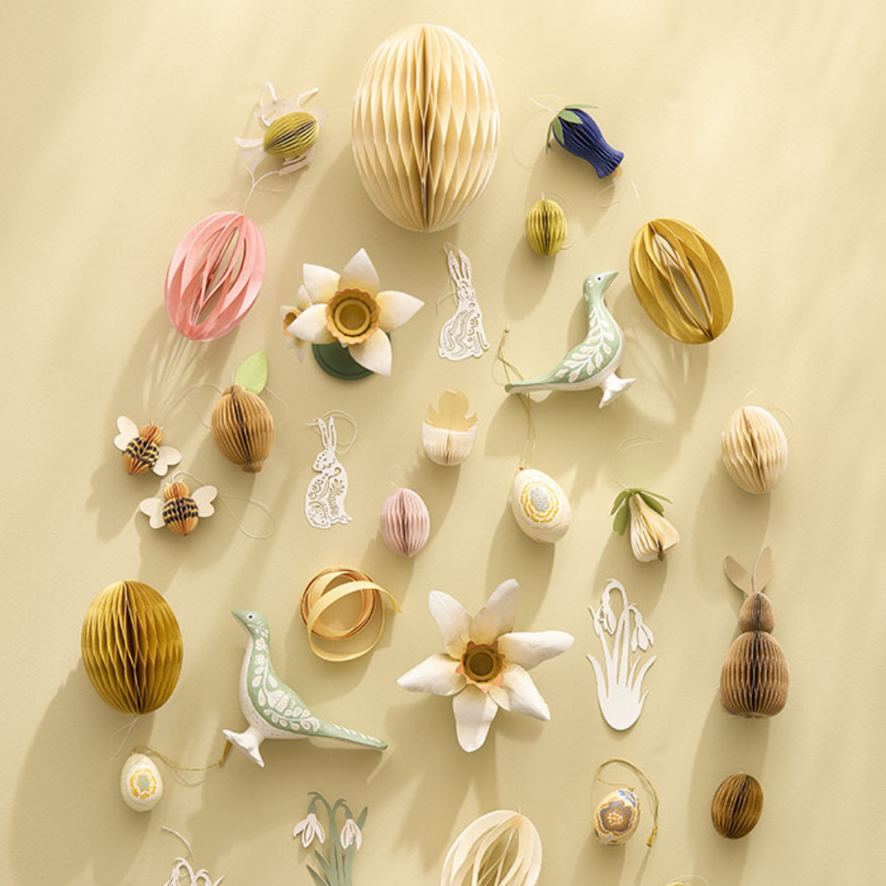 Papir Æg Swirl Honey XS