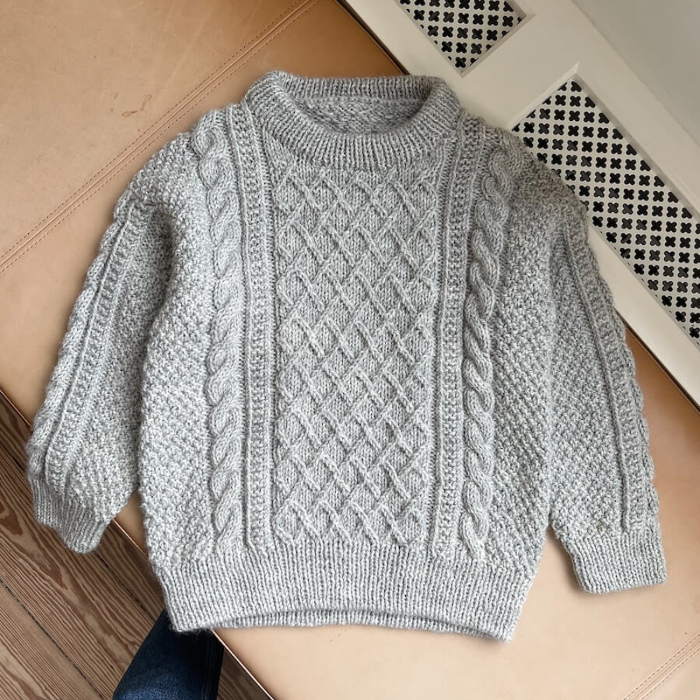 Moby Sweater Mini - Strikkeopskrift