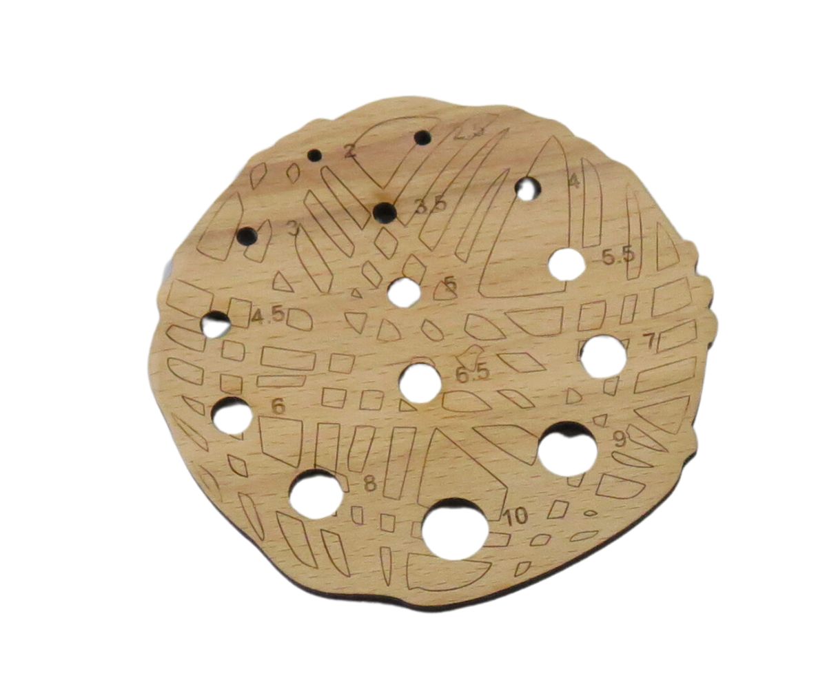 Pindemål Træ Garnnøgle