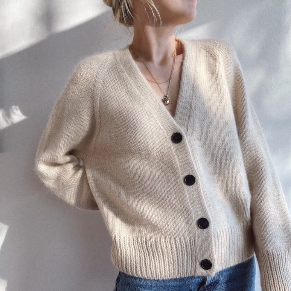 Champagne Cardigan - Strikkeopskrift
