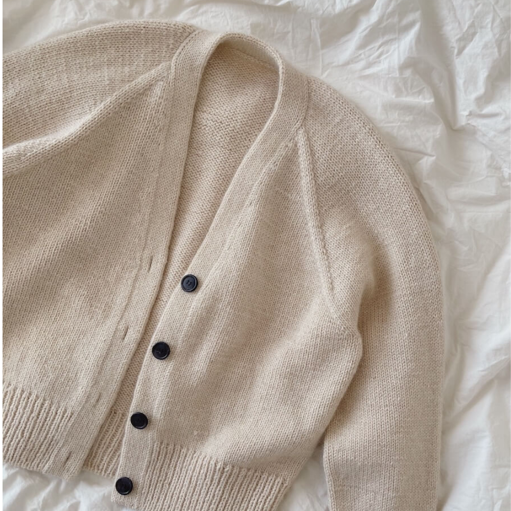 Champagne Cardigan - Strikkeopskrift