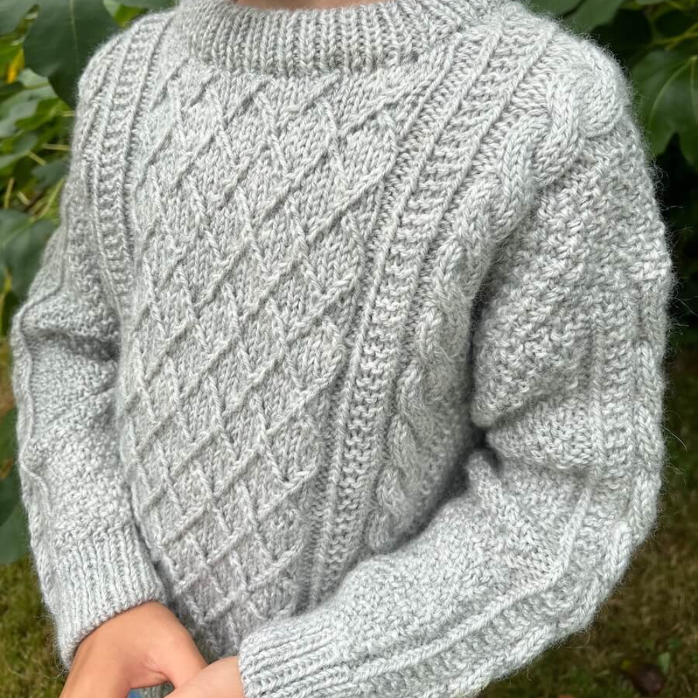 Moby Sweater Mini - Strikkeopskrift