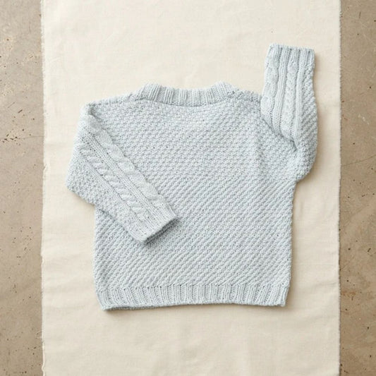 Caspian Sweater Baby (Norsk) - Strikkeopskrift
