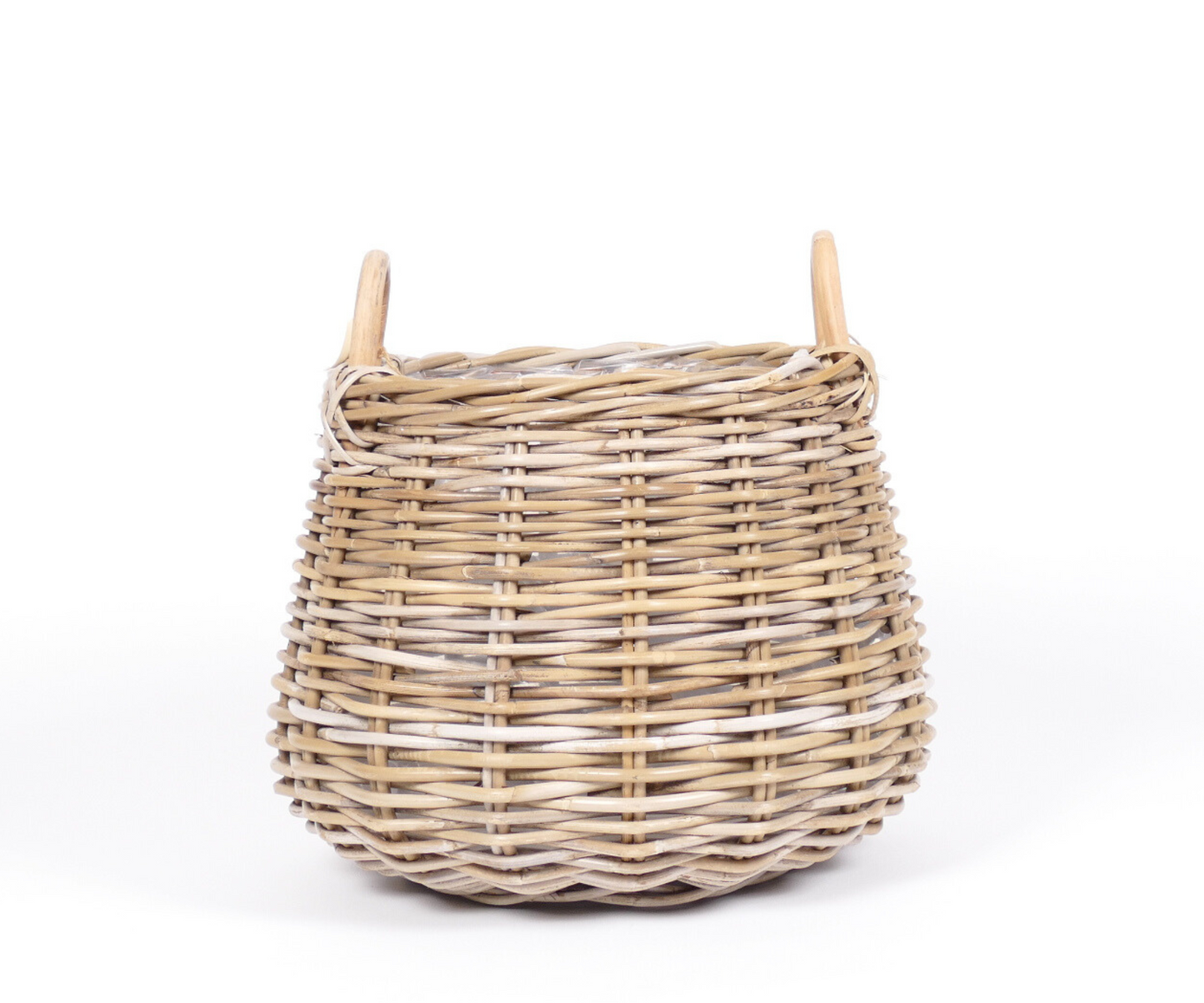 Kurv buttet med træhåndtag