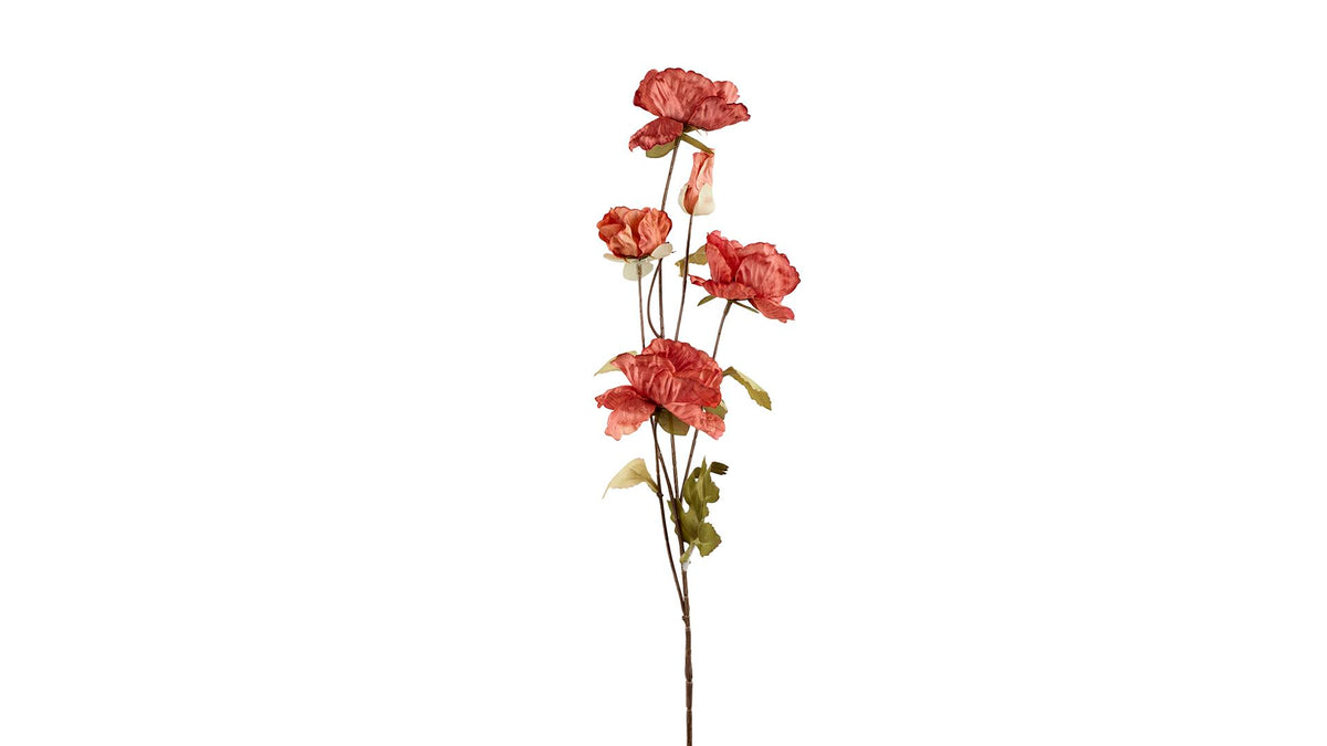 Silkeblomst Papaver 83 cm GyldenRød