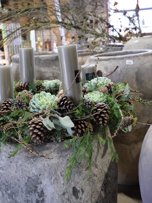 Indisk lerkrukke stor