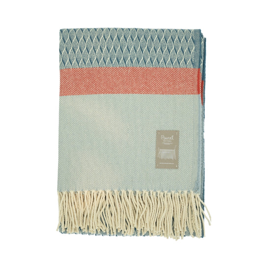 Navi Plaid Blå, Rød, Blå