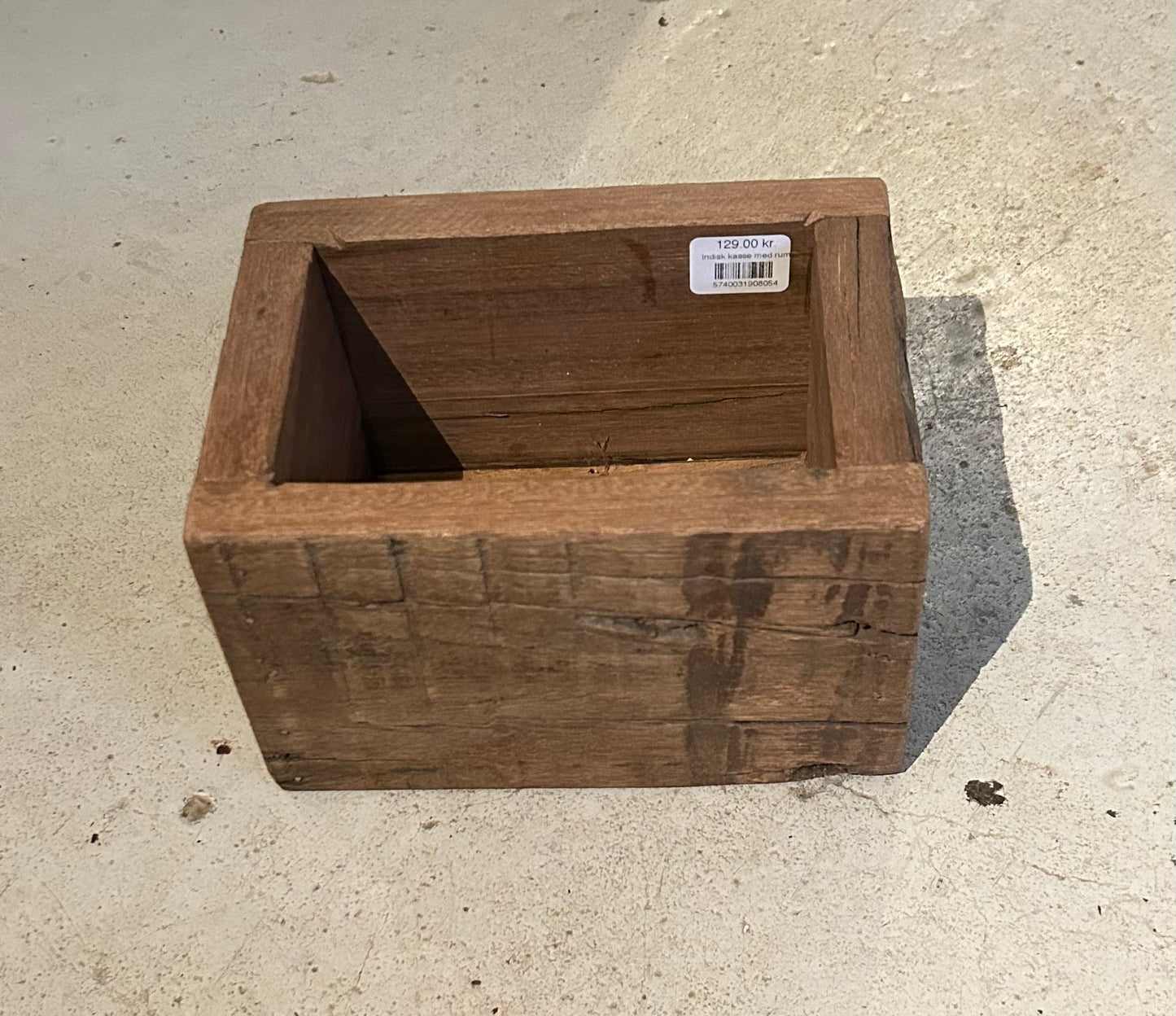 Indisk kasse med rum