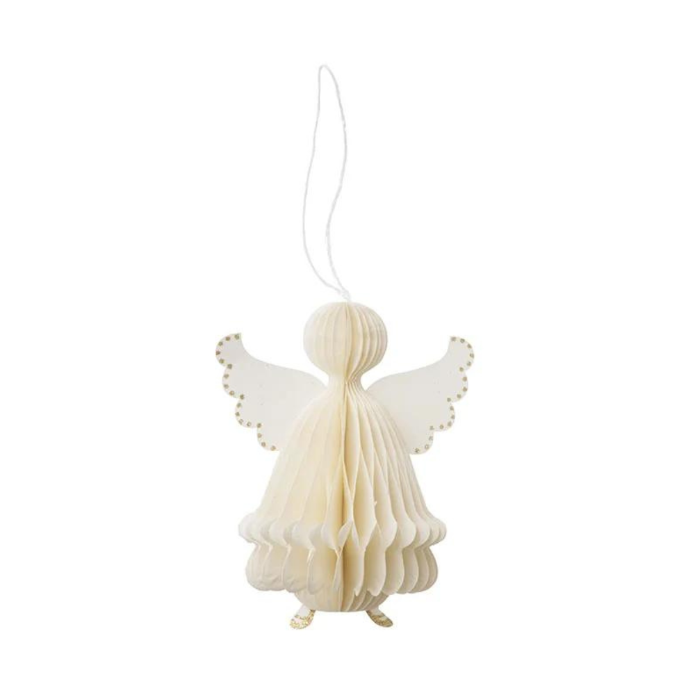 Honeycomb Angel Cream 8.5 cm s/2stk.