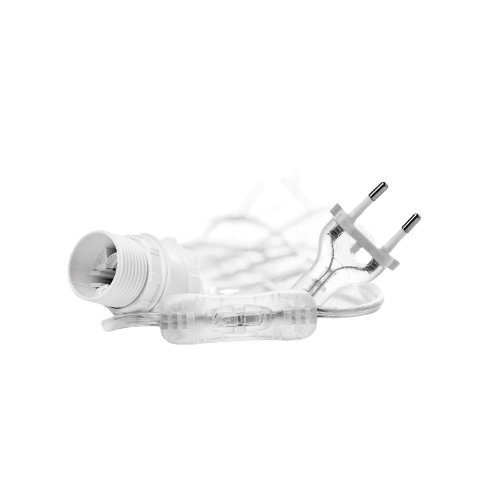 Kabel 5 m Transparent med afbryder