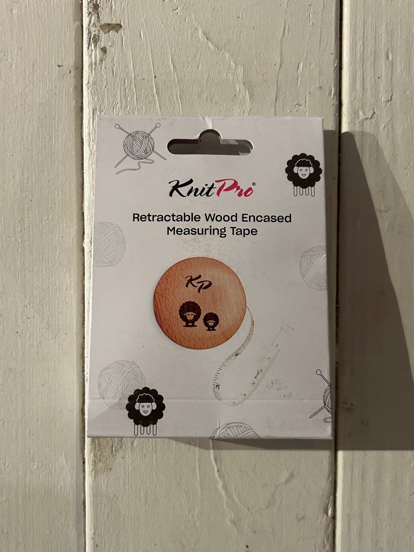 KnitPro Rullemålebånd Træ Rundt