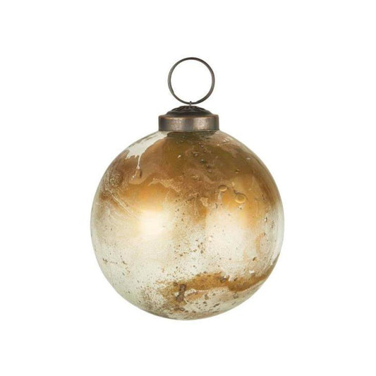 Julekugle Pebbled Glas - Den Gamle Mølle