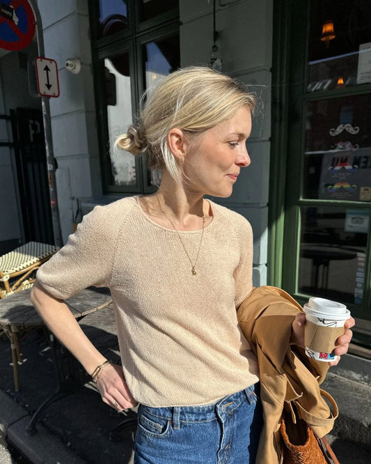 Kumulus Bluse O-Neck - Strikkeopskrift