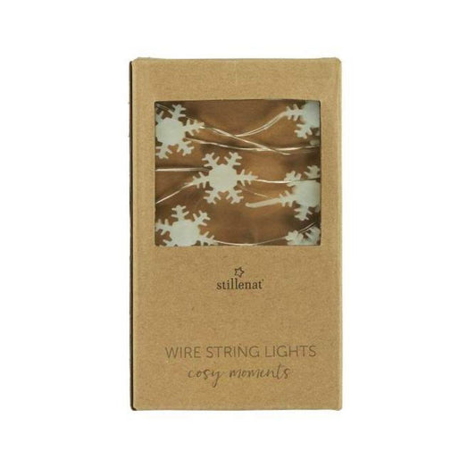 Lyskæde m/Snekrystaller Indendørs - Den Gamle Mølle