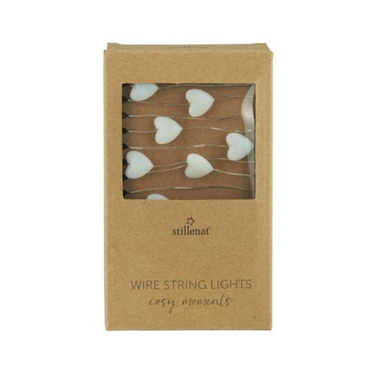 Lyskæde m/Hjerter Udendørs - Den Gamle Mølle