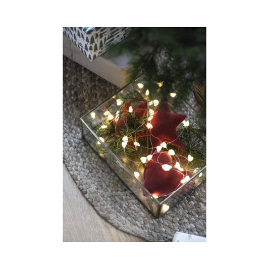 Lyskæde m/Hjerter Udendørs - Den Gamle Mølle