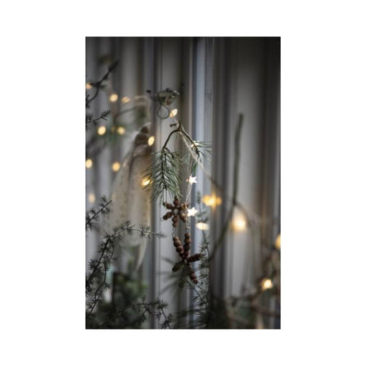 Lyskæde m/Stjerner Udendørs - Den Gamle Mølle