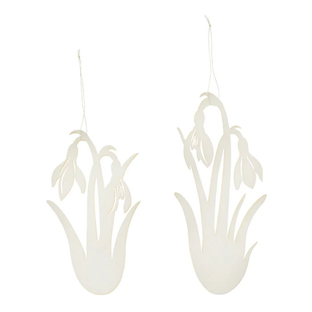 Papir Ornament Vintergækker