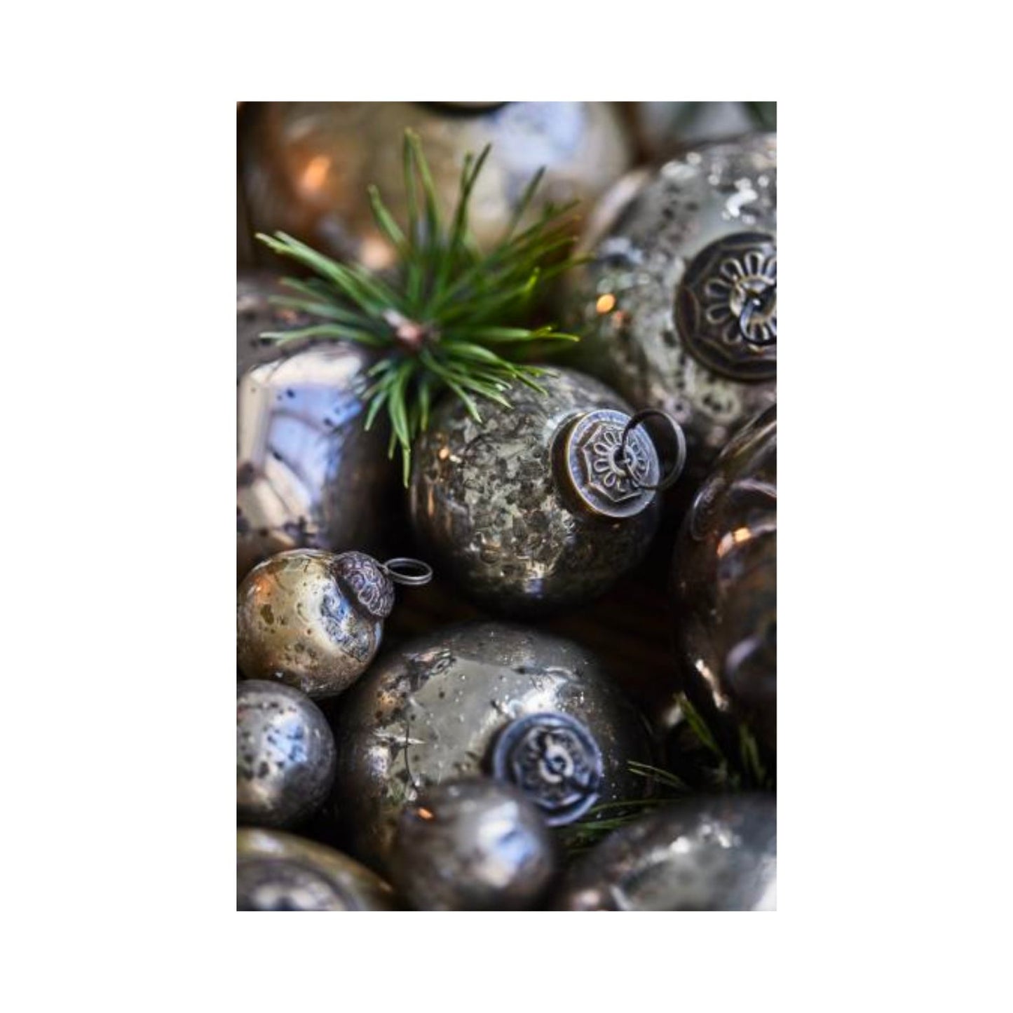 Pose m/8 Ens Julekugler - Den Gamle Mølle