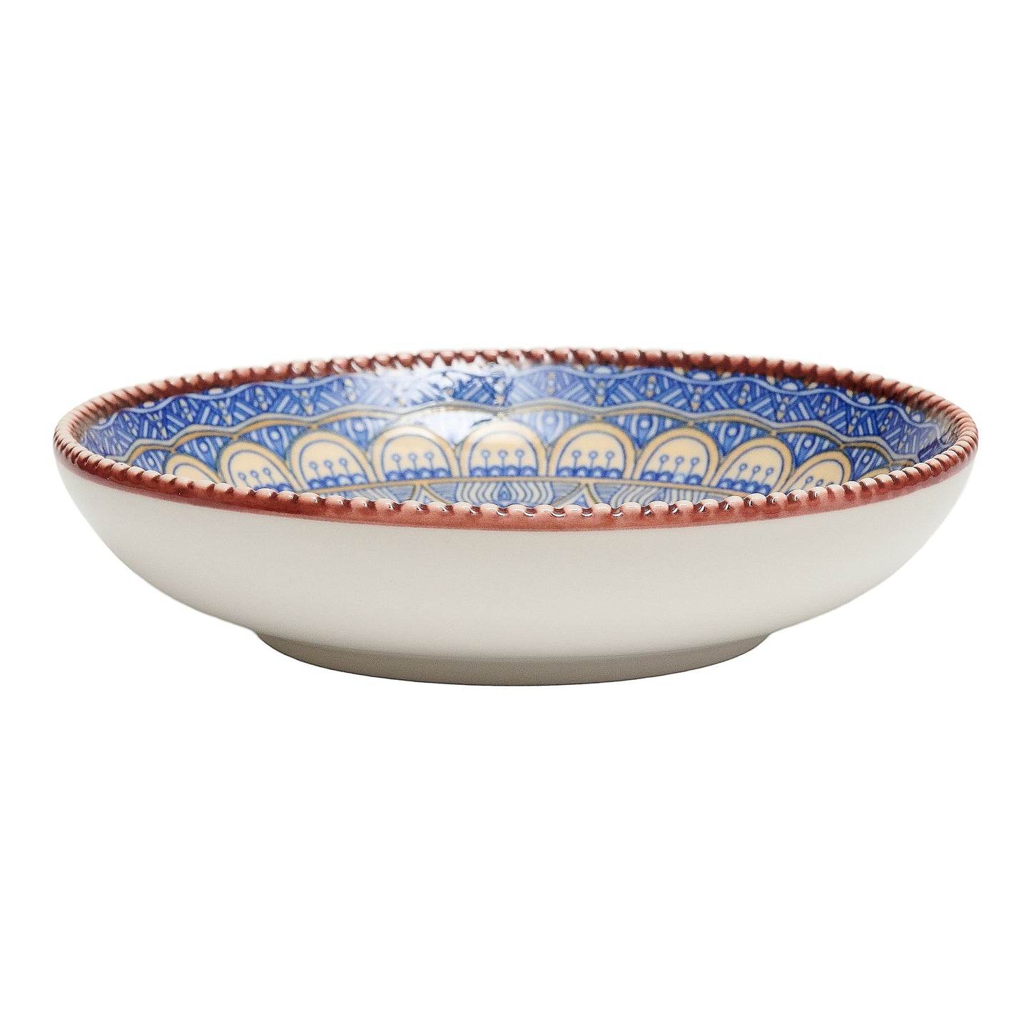 Azul Low Bowl