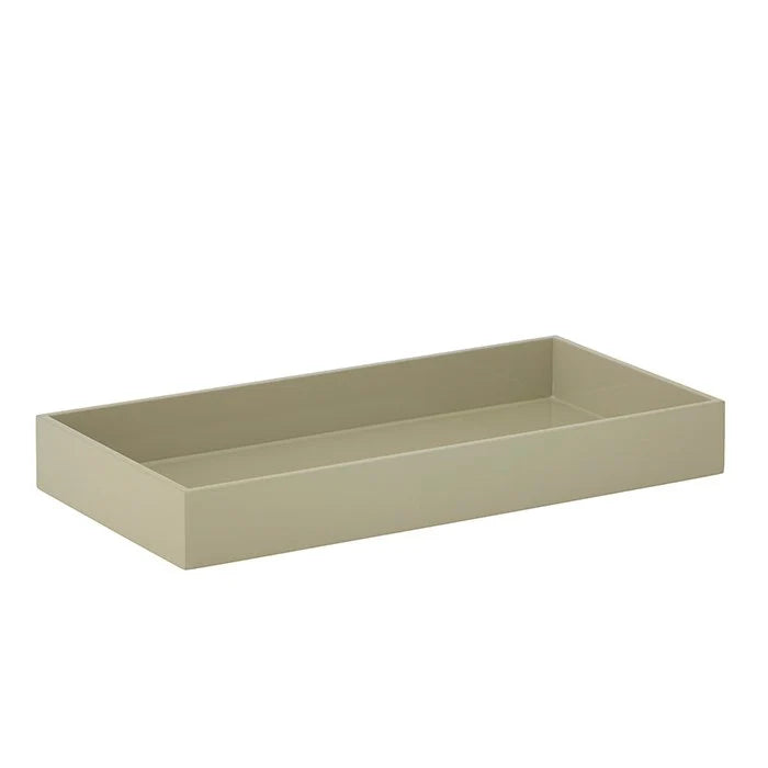 Lacquer Rectangular Tray Sand