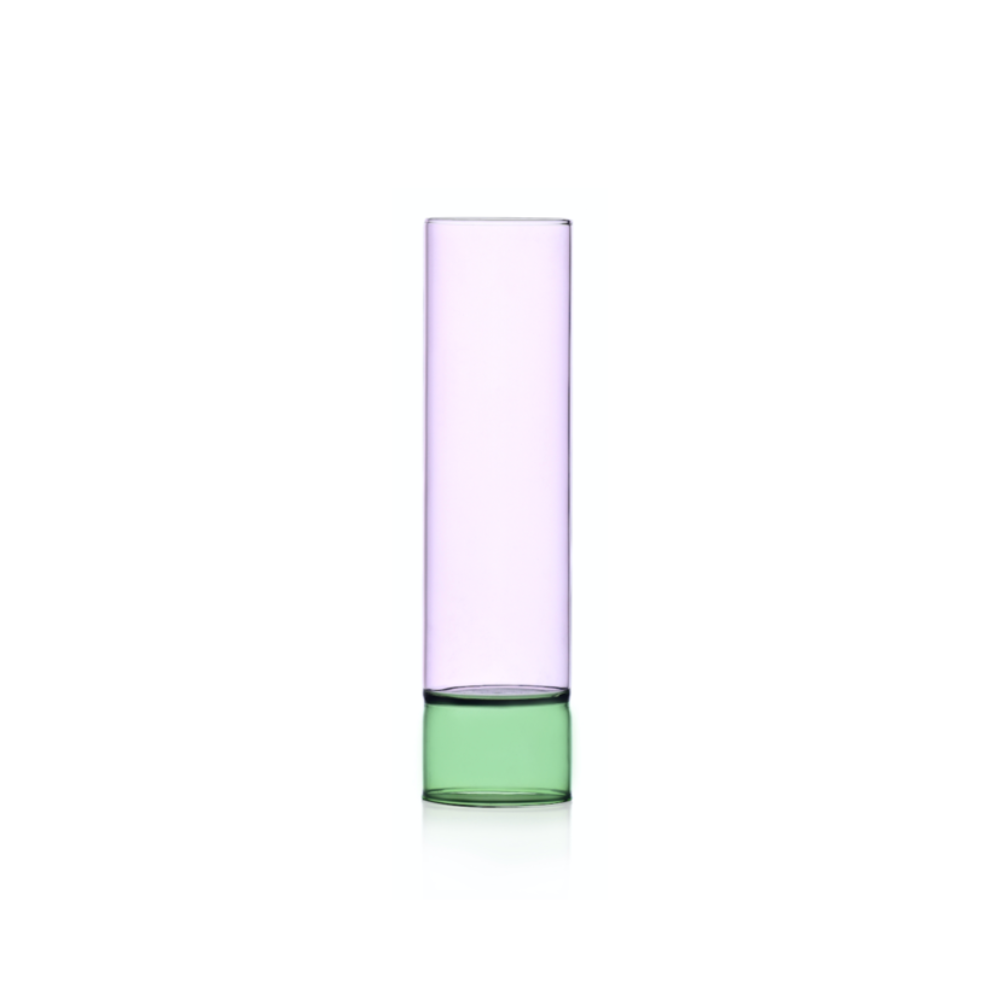 Bamboo Grove Vase Green/pink