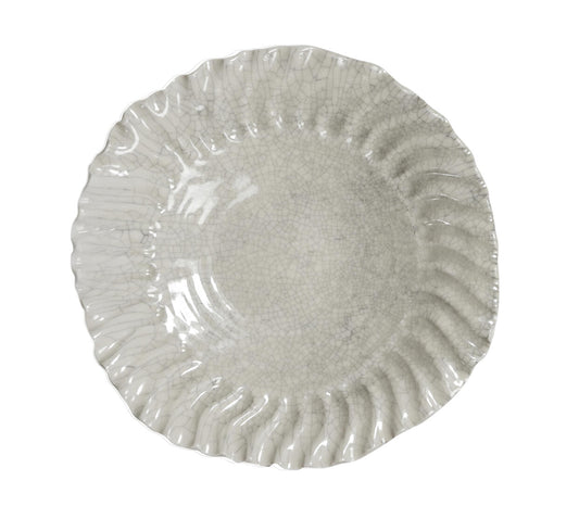 Deep Plate XL Dashi Quartz Craquele