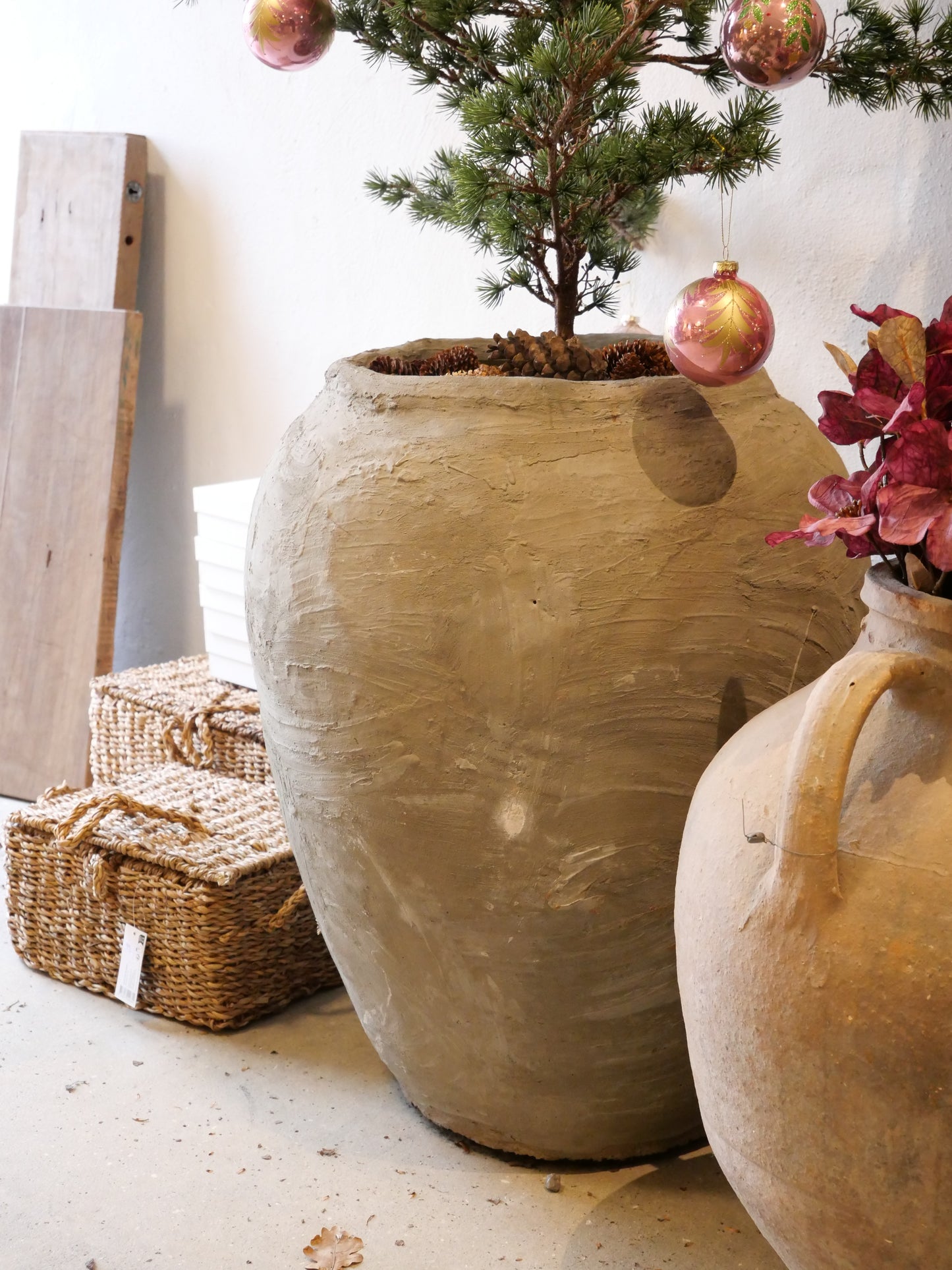 Indisk lerkrukke stor