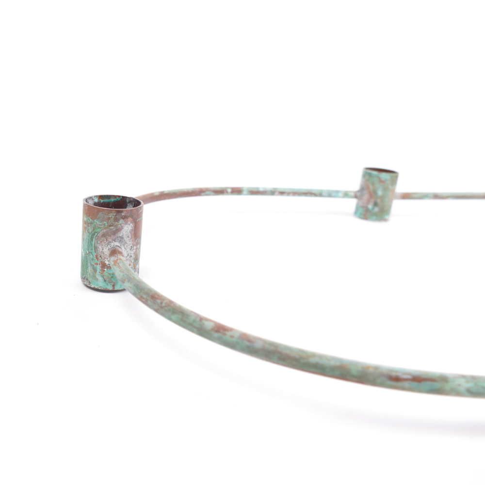 Kobber Adventsstage Oval