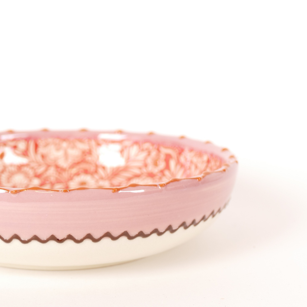 Florencia Low Bowl Coral