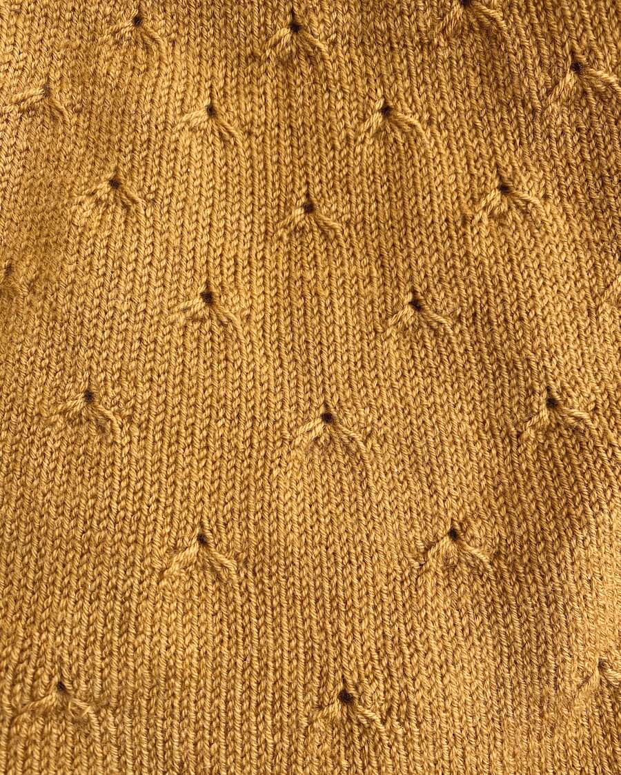 Mælkebøttekjole - Strikkeopskrift