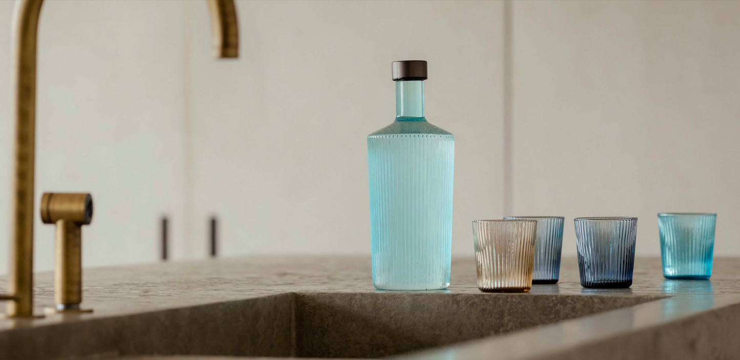 Ribbed Elegance Bottles Lucky