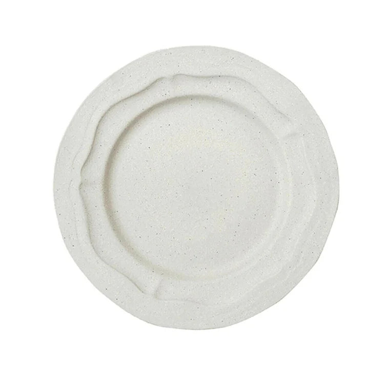 Réfectoire Round Plate Matte Sand (L)