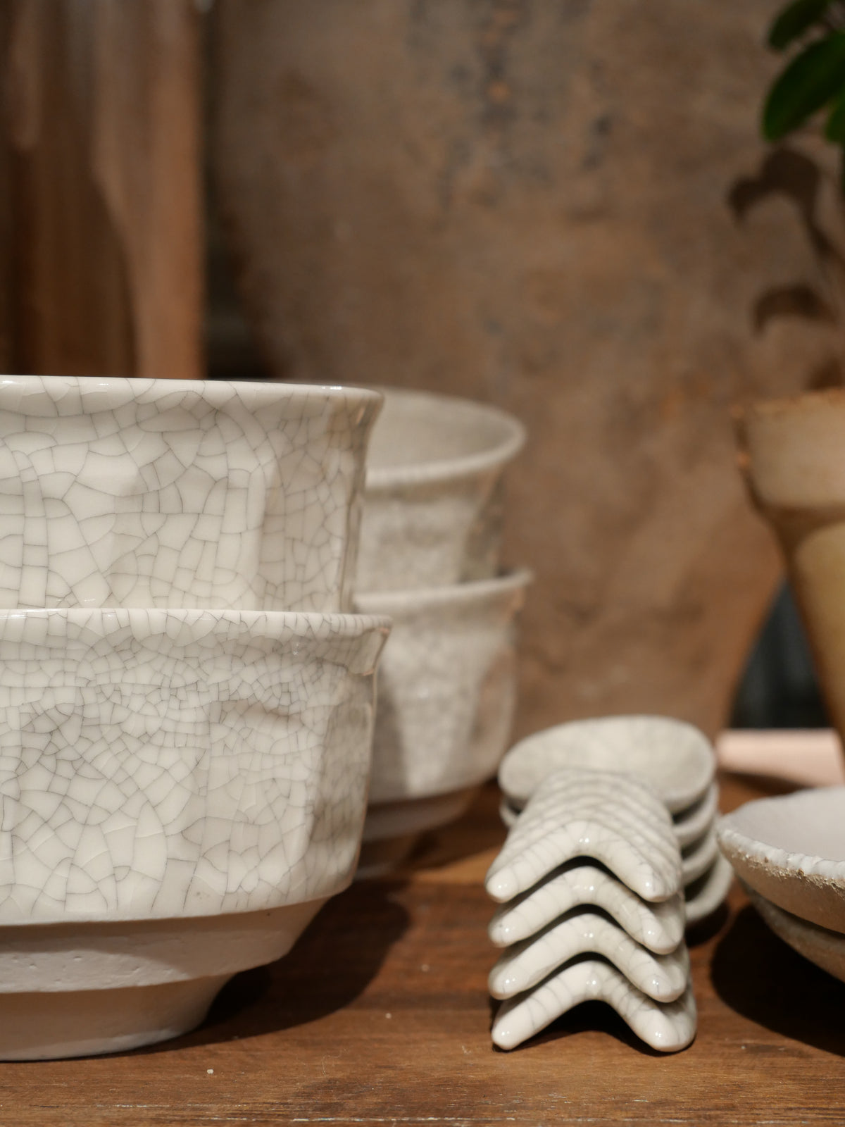 Kibu Spoon Dashi Quartz Craquelé